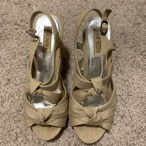Steve Madden wedge sandals. Size 9